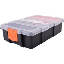 Органайзер пластиковый e.toolbox.16 черный 220x155x60мм t010016 E.NEXT