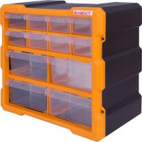 Органайзер пластиковый e.toolbox.pro.19 12-секционный 267х157х262мм t011019 ENEXT