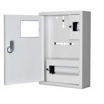 Шкаф для электросчетчика металлический ЯУР-1Н-12 эк. под 1ф счетчик 12 модулей IP31 навесной 260x355x140мм серый ENEXT