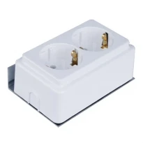 Розетка ECMEDIA-2xSCH 001100201 ETI