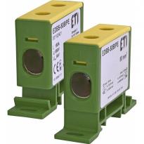 Блок распределительный EDBS-50B/PE 1 полюс 1 вход 1 выход 150A желто-зеленый 001102421 ETI
