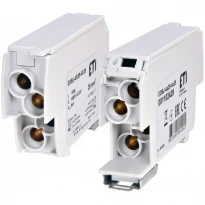 Розподільний блок EDBJ-4x25-4x25 100A 1 полюс 4 вхіди 4 виходи сірий 001102428 ETI