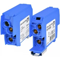 Розподільний блок EDBJ-4x25-4x25/N 100A 1 полюс 4 вхіди 4 виходи синій 001102429 ETI