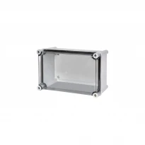 Распределительная коробка накладная SB-32 прямоугольная 270x180x170мм серая прозрачная крышка IP66 001102500 ETI