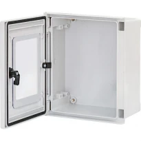 Шкаф полиэстеровый EPC-W 30-25-14 IP66 250х300х140мм дверца с окном серый 001102608 ЕТІ