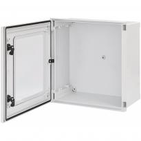 Шкаф полиэстеровый EPC-W 40-40-20 IP66 400х400х200мм дверца с окном серый 001102610 ЕТІ