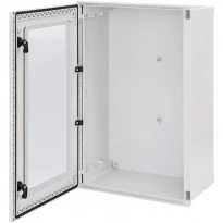 Шкаф полиэстеровый EPC-W 60-40-23 IP66 400х600х230мм дверца с окном серый 001102612 ЕТІ