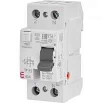 УЗО EFI-P2 AC 40/0.03 40A 30mA 10kA тип AC 1 полюс+N 002061212 ETI