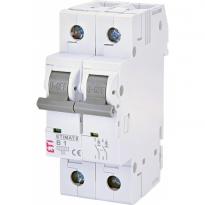Автоматичний вимикач 1A 6kA 2 полюси тип B ETIMAT 6 2p B1 002113509 ETI
