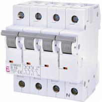 Автоматичний вимикач 10A 6kA 3 полюси+N тип B ETIMAT 6 3p+N B10 002116514 ETI
