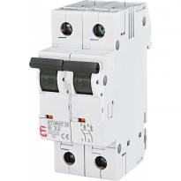 Автоматичний вимикач 32A 10kA 2 полюси тип B ETIMAT 10 2p B32 002123719 ETI