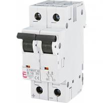 Автоматичний вимикач 16A 6kA 2 полюси тип B ETIMAT 10-DC 2p B16 002128716 ETI