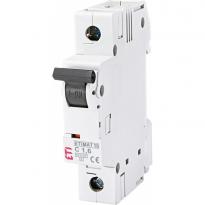 Автоматичний вимикач 1,6A 10kA 1 полюс тип C ETIMAT 10 1p C1,6 002131707 ETI