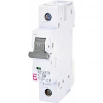 Автоматичний вимикач 50A 6kA 1 полюс тип C ETIMAT 6 1p C50 002141521 ETI