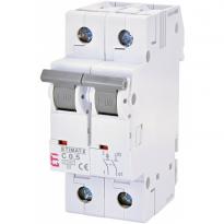 Автоматический выключатель 0,5A 6kA 1 полюс+N тип C ETIMAT 6 1p+N C0,5 002142501 ETI
