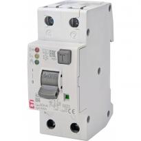 Дифавтомат з LED індикацією 6A 30mA 10kA 2 полюси тип B тип A KZS-2M2p EDI A B6/0.03 002172401 ETI