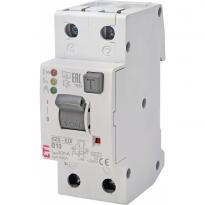Дифавтомат з LED індикацією 10A 30mA 10kA 2 полюси тип B тип A KZS-2M2p EDI A B10/0.03 002172402 ETI