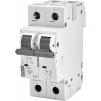 Автоматичний вимикач 10A 4,5kA 2 полюси тип C ST 68 2p C10 002186314 ETI