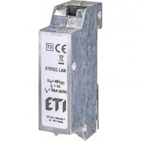 Пристрій захисту від імпульсної перенапруги ETITEC LAN для комп'ютерних мереж 10kA 002441714 ETI