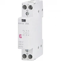 Контактор бесшумный R 20-20 2 полюса 20A AC 230V 2NO 002461210 ETI