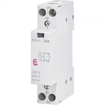 Контактор бесшумный R 20-11 2 полюса 20A AC 230V 1NO+1NC 002461220 ETI