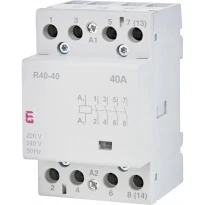 Контактор бесшумный R 40-40 4 полюса 40A AC 230V 4NO 002463410 ETI