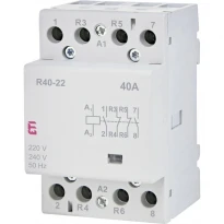 Магнитный пускатель бесшумный R 40-22 4 полюса 40A AC 230V 2NO+2NC 002463430 ETI
