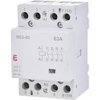 Контактор бесшумный R 63-40 4 полюса 63A AC 230V 4NO 002463450 ETI