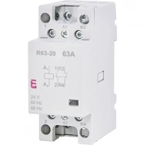 Контактор бесшумный R 63-11 2 полюса 63A AC 230V 1NO+1NC 002463484 ETI