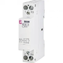 Электромагнитный контактор бесшумный RD 20-11 2 полюса 20A AC/DC 24V 1NO+1NC 002464007 ETI