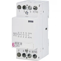 Контактор бесшумный RD 25-40 4 полюса 25A AC/DC 24V 4NO 002464011 ETI
