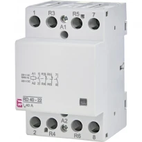 Электромагнитный контактор бесшумный RD 40-22 4 полюса 40A AC/DC 230V 2NO+2NC 002464022 ETI