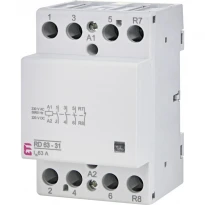 Контактор бесшумный RD 63-31 4 полюса 63A AC/DC 230V 3NO+1NC 002464028 ETI