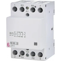 Контактор бесшумный RD 63-22- 4 полюса 63A AC/DC 230V 2NO+2NC 002464030 ETI