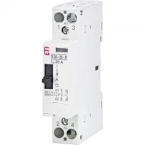 Электромагнитный контактор бесшумный R 20-20-R 2 полюса 20A AC 230V 2NO 002464040 ETI