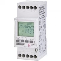 Реле времени EDIGI-R2 цифровое астрономический с сумеречным реле AC230V 2 канала на DIN рейку 002470400 ETI