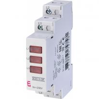 Модульний сигнальний індикатор SON H-3R 3 лампи червоний 240V IP20 002471552 ETI