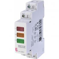 Модульний сигнальний індикатор SON H-3K 3 лампи червоний/жовтий/зелений 240V IP20 002471553 ETI