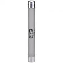 Предохранитель плавкий цилиндрический CH10x85 gPV 20A/1500V 50kA DC для защиты солнечных панелей 002626234 ETI