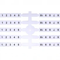 Маркировочная табличка EO3 1-10 белая 003901752 ETI