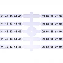 Маркировочная табличка EO3 41-50 белая 003901760 ETI