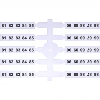Маркировочная табличка EO3 81-90 белая 003901768 ETI