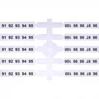 Маркировочная табличка EO3 91-100 белая 003901770 ETI