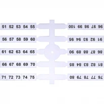 Маркировочная табличка EO3 51-100 белая 003901774 ETI