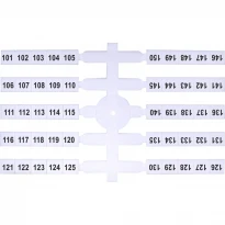 Маркировочная табличка EO3 101-150 белая 003901776 ETI