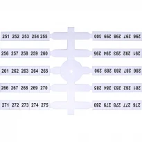 Маркировочная табличка EO3 251-300 белая 003901782 ETI
