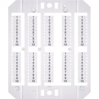 Маркировочная наклейка ESP-SHZ/1/1_10 белая 003903196 ETI