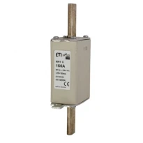 Предохранитель плавкий ножевой NH1 gBat 200A/80V DC 50kA для защиты аккумуляторных батарей 004110095 ETI