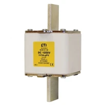 Предохранитель плавкий ножевой NH3 gPV 315A/1000V DC 30kA для защиты солнечных панелей 004110460 ETI