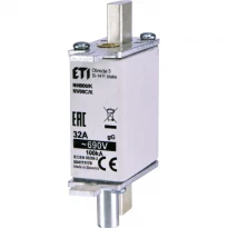 Предохранитель плавкий ножевой NH000/K gG 32A/690V 100kA 004111179 ETI